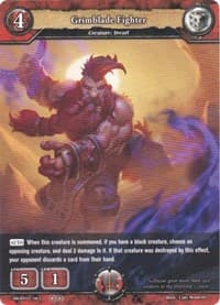 Grimblade Fighter - Oath of Blood - Dragoborne card
