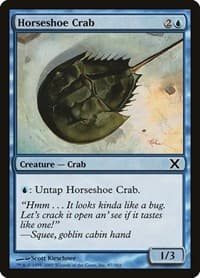 Horseshoe Crab - 10th Edition - Magic: The Gathering card