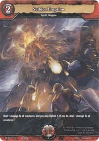 Sudden Eruption - Oath of Blood - Dragoborne card