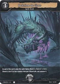 Back from the Grave - Oath of Blood - Dragoborne card