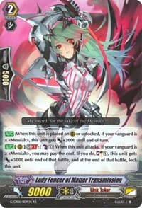 Lady Fencer of Matter Transmission - G-CB06: Rondeau of Chaos and Salvation - Cardfight Vanguard card