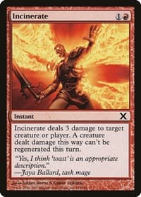Incinerate - 10th Edition - Magic: The Gathering card