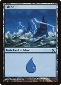 Island (368) - 10th Edition - Magic: The Gathering card