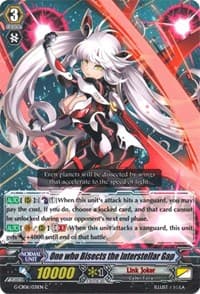 One who Bisects the Intersteller Gap - G-CB06: Rondeau of Chaos and Salvation - Cardfight Vanguard card