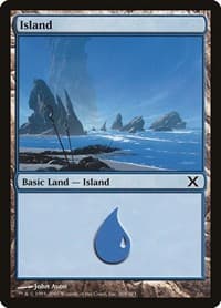 Island (369) - 10th Edition - Magic: The Gathering card