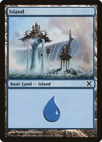 Island (370) - 10th Edition - Magic: The Gathering card