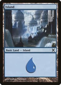 Island (371) - 10th Edition - Magic: The Gathering card