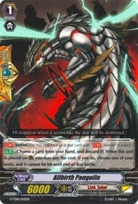 Allbirth Pangolin - G-TD15: Messiah Dragon of Rebirth - Cardfight Vanguard card