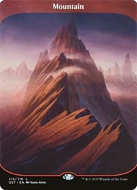 Mountain - Unstable - Magic: The Gathering card
