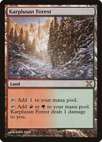 Karplusan Forest - 10th Edition - Magic: The Gathering card