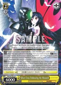Silver Crow Embracing the Monarch - Accel World -Infinite Burst- - Weiss Schwarz card