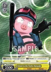 Armed to the Teeth, Haruyuki - Accel World -Infinite Burst- - Weiss Schwarz card