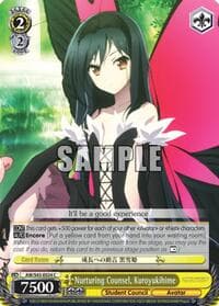 Nurturing Counsel, Kuroyukihime - Accel World -Infinite Burst- - Weiss Schwarz card