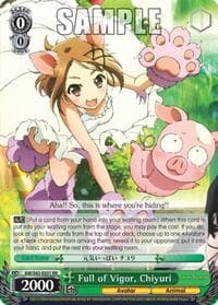 Full of Vigor, Chiyuri - Accel World -Infinite Burst- - Weiss Schwarz card