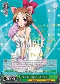 Full of Vigor, Chiyuri (SP) - Accel World -Infinite Burst- - Weiss Schwarz card