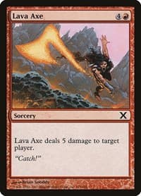 Lava Axe - 10th Edition - Magic: The Gathering card