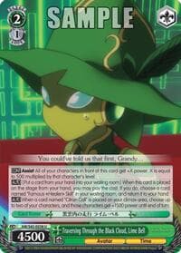 Traversing Through the Black Cloud, Lime Bell - Accel World -Infinite Burst- - Weiss Schwarz card