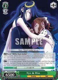 Nyx & Risa - Accel World -Infinite Burst- - Weiss Schwarz card