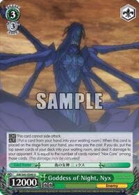 Goddess of Night, Nyx - Accel World -Infinite Burst- - Weiss Schwarz card