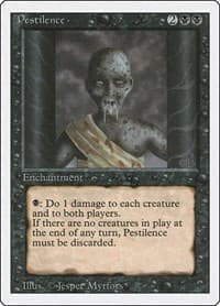 Pestilence - Revised Edition - Magic: The Gathering card