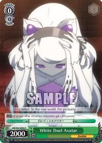 White Duel Avatar - Accel World -Infinite Burst- - Weiss Schwarz card