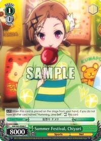 Summer Festival, Chiyuri - Accel World -Infinite Burst- - Weiss Schwarz card