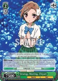 Strategy Meeting, Chiyuri - Accel World -Infinite Burst- - Weiss Schwarz card