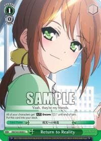 Return to Reality - Accel World -Infinite Burst- - Weiss Schwarz card