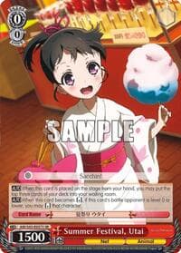 Summer Festival, Utai (SR) - Accel World -Infinite Burst- - Weiss Schwarz card