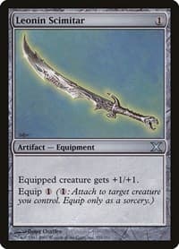 Leonin Scimitar - 10th Edition - Magic: The Gathering card
