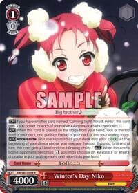 Winter's Day Niko - Accel World -Infinite Burst- - Weiss Schwarz card