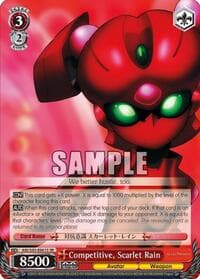 Competitive, Scarlet Rain (SR) - Accel World -Infinite Burst- - Weiss Schwarz card
