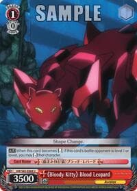 "Bloody Kitty" Blood Leopard - Accel World -Infinite Burst- - Weiss Schwarz card