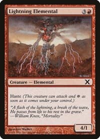 Lightning Elemental - 10th Edition - Magic: The Gathering card