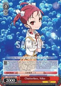 Chatterbox, Niko - Accel World -Infinite Burst- - Weiss Schwarz card