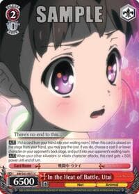 In the Heat of Battle, Utai - Accel World -Infinite Burst- - Weiss Schwarz card