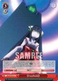 "Foothold" - Accel World -Infinite Burst- - Weiss Schwarz card