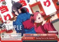 Having Fun in the Summer - Accel World -Infinite Burst- - Weiss Schwarz card