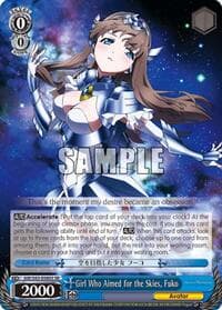 Girl Who Aimed for the Skies, Fuko (SR) - Accel World -Infinite Burst- - Weiss Schwarz card