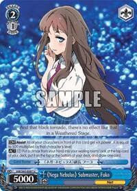 "Nega Nebulas" Submaster, Fuko - Accel World -Infinite Burst- - Weiss Schwarz card