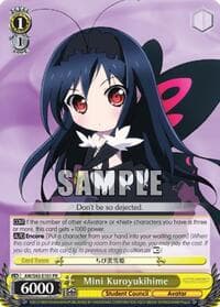 Mini Kuroyukihime - Accel World -Infinite Burst- - Weiss Schwarz card