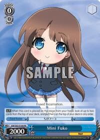 Mini Fuko - Accel World -Infinite Burst- - Weiss Schwarz card