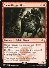 Steamflogger Boss - Unstable - Magic: The Gathering card