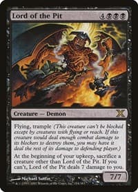 Lord of the Pit - 10th Edition - Magic: The Gathering card