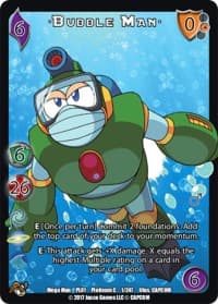 Bubble Man - Capcom Platinum Series - UniVersus card