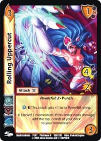 Rolling Uppercut - Capcom Platinum Series - UniVersus card