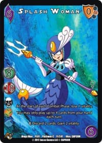 Splash Woman - Capcom Platinum Series - UniVersus card