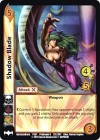 Shadow Blade - Capcom Platinum Series - UniVersus card