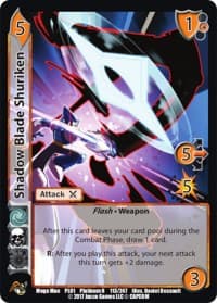 Shadow Blade Shuriken - Capcom Platinum Series - UniVersus card