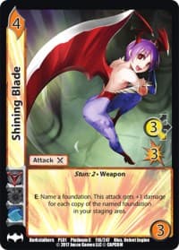 Shining Blade - Capcom Platinum Series - UniVersus card
